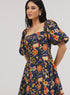 Square Neck Skater Dress
